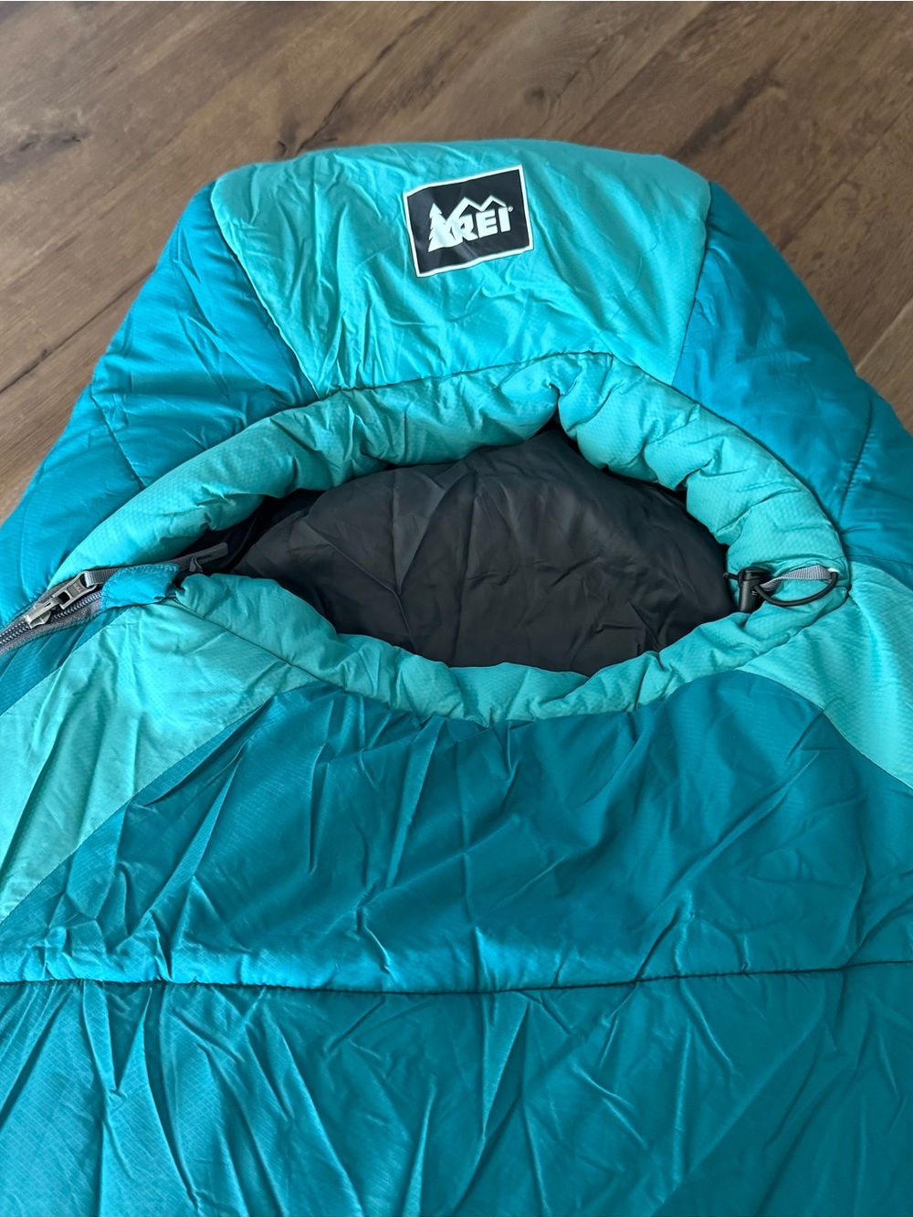 REI LUMEN Women's +25F Sleeping Bag - Teal - Picture 2 of 8